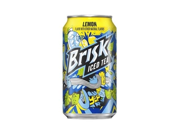 Brisk Iced Tea Lemon - 12oz Can.