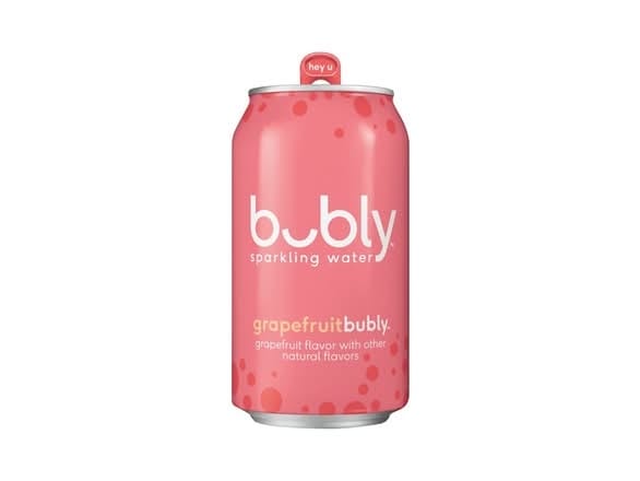 Bubly Grapefruit - 12oz Can.