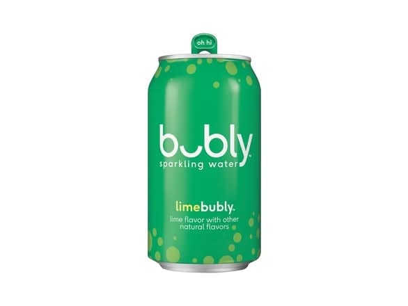 Bubly Lime - 12oz Can.