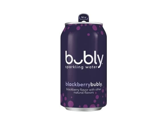 Bubly Blackberry - 12oz Can.